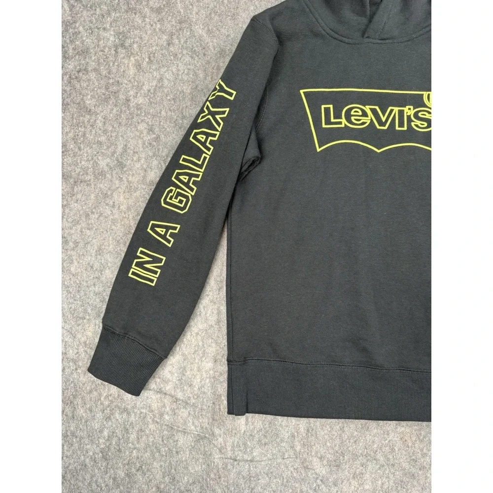 Levi's x Star Wars Hoodie Boys Kids Size Medium Hooded Sweatshirt Black NWT Rare